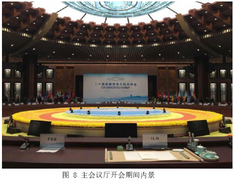 图 8 主会议厅开会期间内景